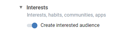 Automatic ad targeting mode