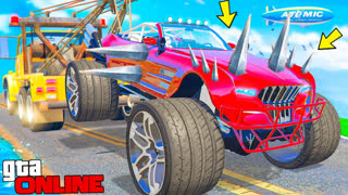 GTA 5 - УГНАЛ НОВЫЙ БИГФУТ С ШИПАМИ ! - БИТВА ЭВАКУАТОРОВ В ГТА 5 ОНЛАЙН